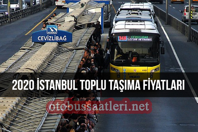 2020 Yeni Otobüs Bileti İstanbul Kart Bilet Fiyatları